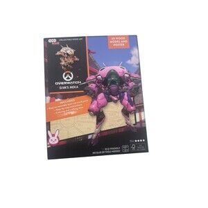 Overwatch D.VA's MEKA 3D Wood Model And Poster Incredibuilds Loot Crate Kit